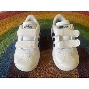 Adidas Grand Court Toddler White Sneakers Size 6K